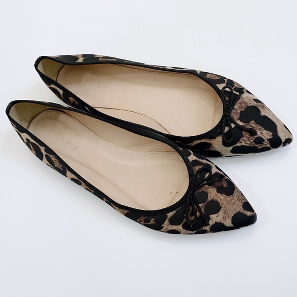 J. Crew Shoes - J Crew Leopard Flats